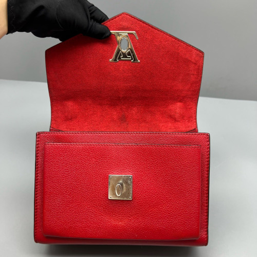 Louis Vuitton Mylockme Chain Bag BB Calfskin Red