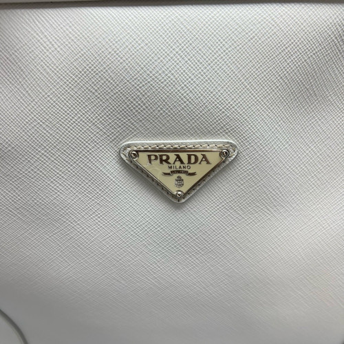 Prada Duffle Bag Saffiano Calfskin White Prada Duffle Bag Saffiano Calfskin White