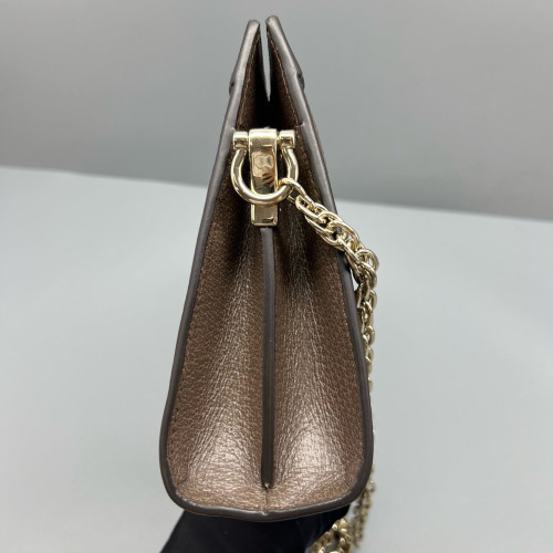 Gucci Web Small Ophidia Chain Shoulder Bag GG Supreme Monogram Aged Calfskin Beige Ebony Gucci Web Small Ophidia Chain Shoulder Bag GG Supreme Monogram Aged Calfskin Beige Ebony