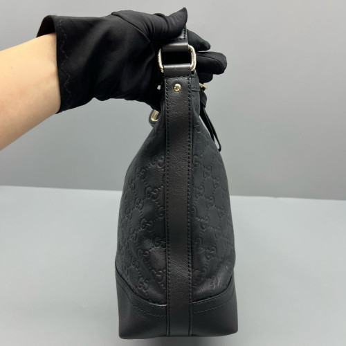 Gucci Shoulder Bag Guccissima Black Gucci Shoulder Bag Guccissima Black