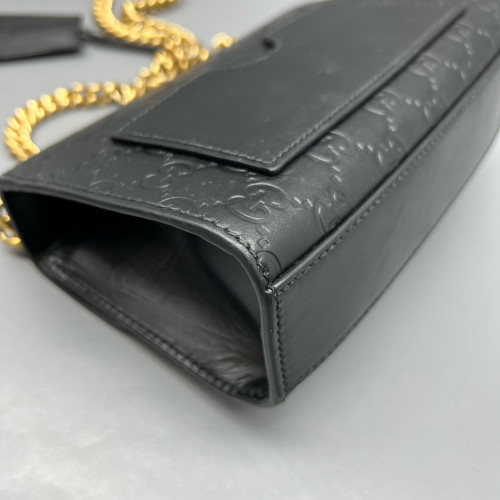 Gucci Small Padlock Shoulder Bag Calfskin Black Gucci Small Padlock Shoulder Bag Calfskin Black