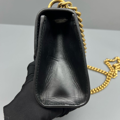 Gucci Small Padlock Shoulder Bag Calfskin Black Gucci Small Padlock Shoulder Bag Calfskin Black