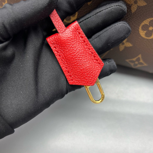 Louis Vuitton Alma BNB Monogram Brown Red