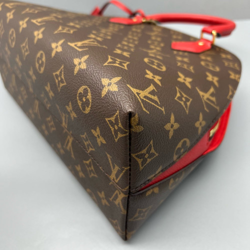Louis Vuitton Alma BNB Monogram Brown Red