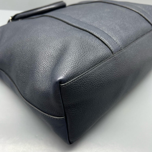 Prada Two-Way Bag Calfskin Dark Blue