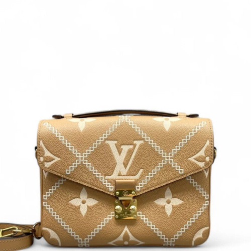 Louis Vuitton Pochette Metis Monogram Empreinte Giant Natural Tan