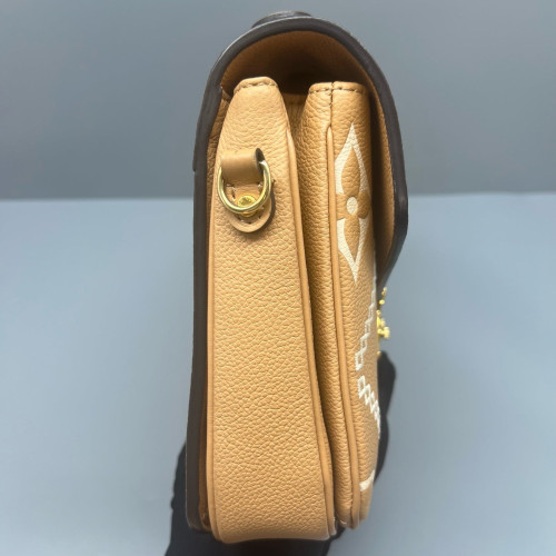 Louis Vuitton Pochette Metis Monogram Empreinte Giant Natural Tan