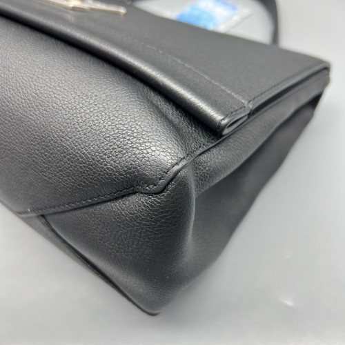 Louis Vuitton Lockme II Top Handle Calfskin Black