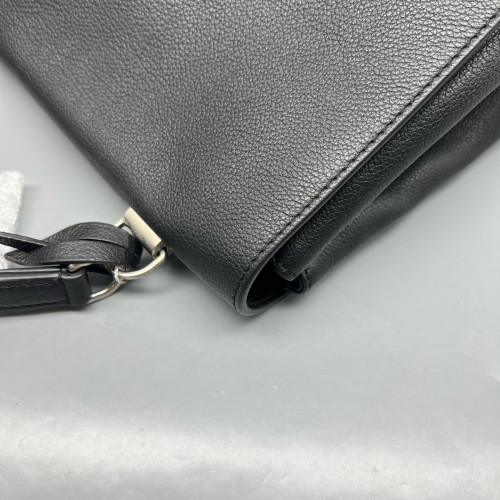 Louis Vuitton Lockme II Top Handle Calfskin Black
