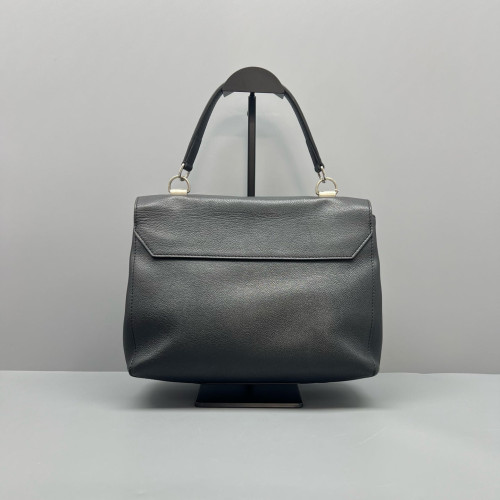 Louis Vuitton Lockme II Top Handle Calfskin Black
