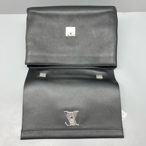 Louis Vuitton Lockme II Top Handle Calfskin Black