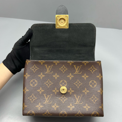 Louis Vuitton Locky BB Monogram Black Brown Louis Vuitton Locky BB Monogram Black Brown