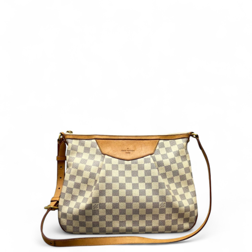 Louis Vuitton Siracusa MM Damier Azur White Grey