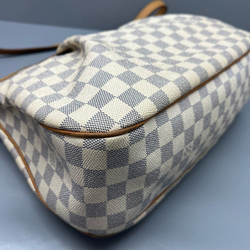 Louis Vuitton Siracusa MM Damier Azur White Grey