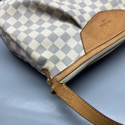 Louis Vuitton Siracusa MM Damier Azur White Grey