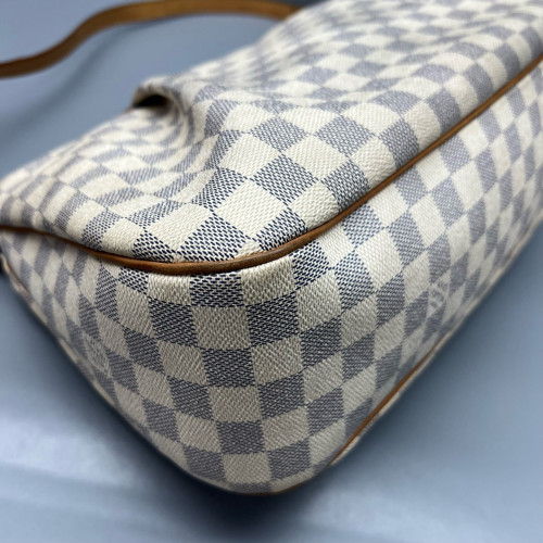 Louis Vuitton Siracusa MM Damier Azur White Grey