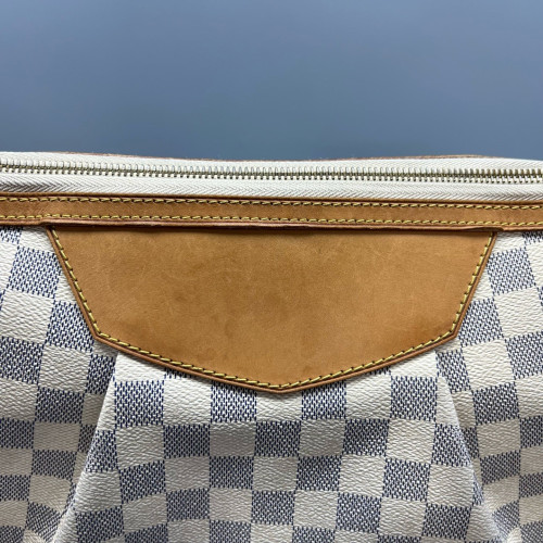 Louis Vuitton Siracusa MM Damier Azur White Grey