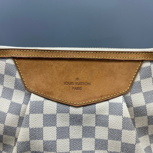 Louis Vuitton Siracusa MM Damier Azur White Grey
