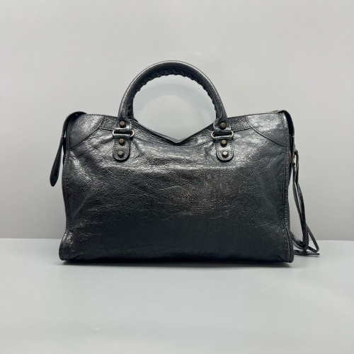 Balenciaga Medium City Arena Lambskin Black