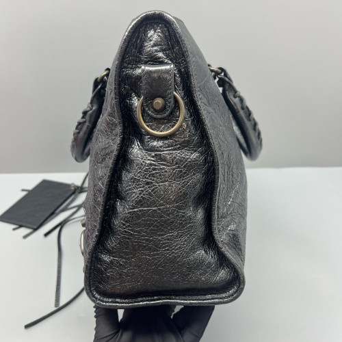 Balenciaga Medium City Arena Lambskin Black