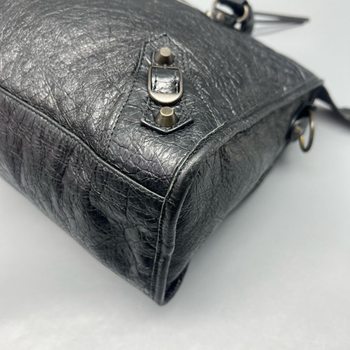 Balenciaga Medium City Arena Lambskin Black