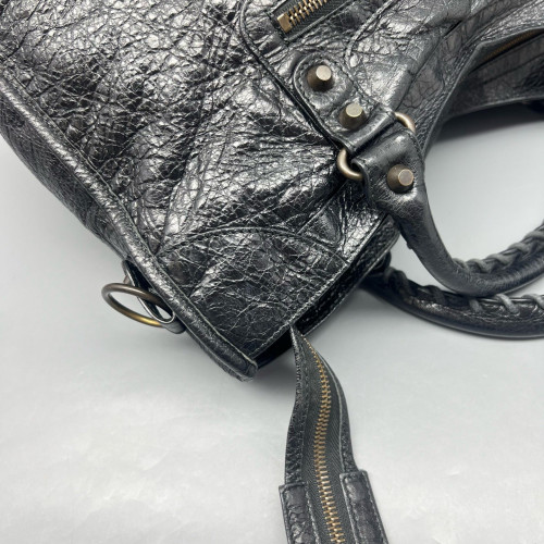 Balenciaga Medium City Arena Lambskin Black