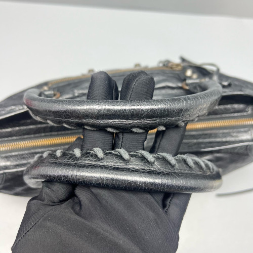Balenciaga Medium City Arena Lambskin Black
