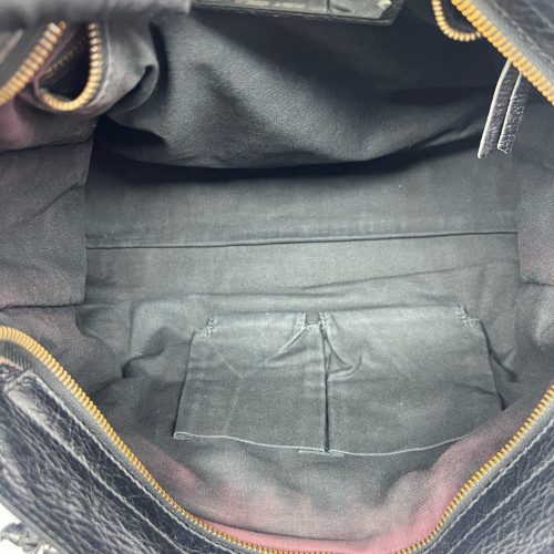 Balenciaga Medium City Arena Lambskin Black