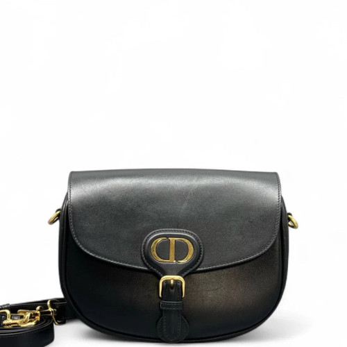 Dior Small Bobby Flap Smooth Calfskin Black