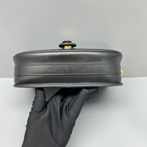 Dior Small Bobby Flap Smooth Calfskin Black