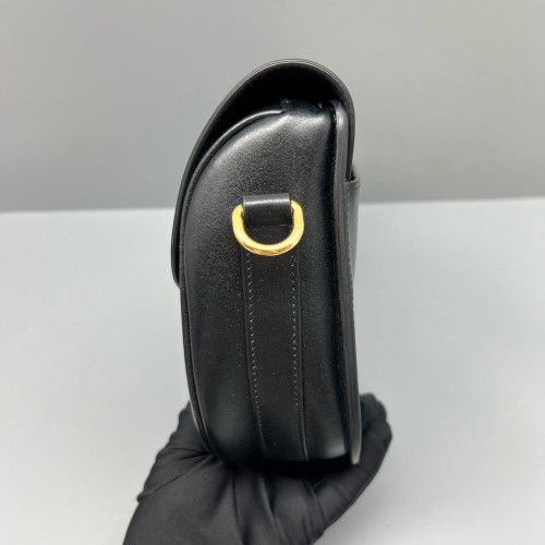 Dior Small Bobby Flap Smooth Calfskin Black