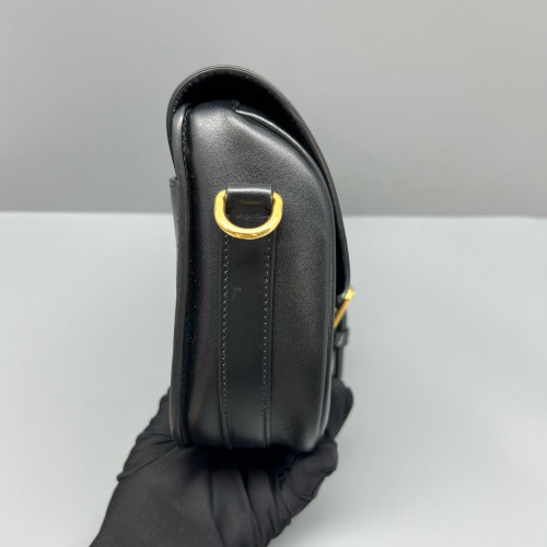 Dior Small Bobby Flap Smooth Calfskin Black