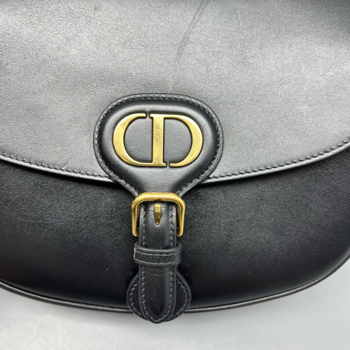 Dior Small Bobby Flap Smooth Calfskin Black