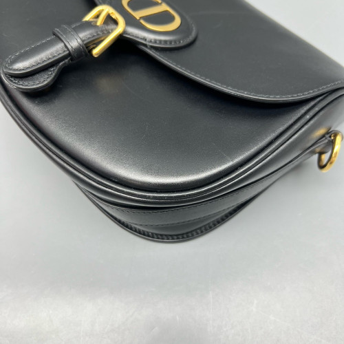 Dior Small Bobby Flap Smooth Calfskin Black