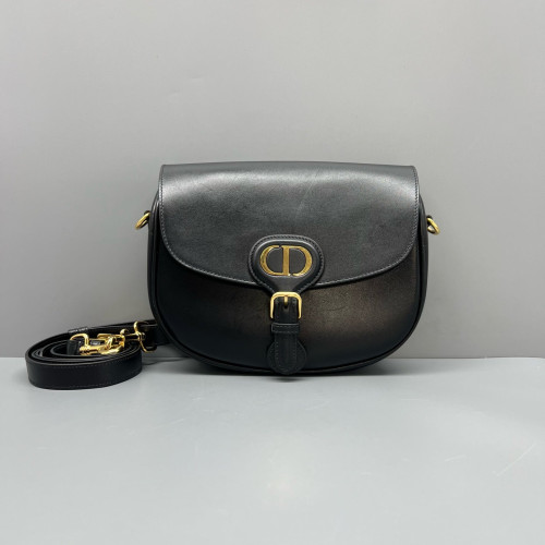 Dior Small Bobby Flap Smooth Calfskin Black