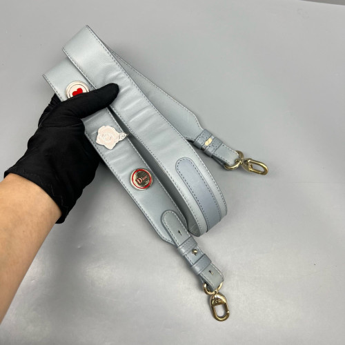Dior Small Lady Dior Lambskin Dusty Blue