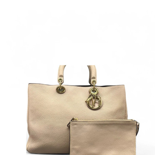 Dior Large Diorissimo Tote Grained Calfskin Nude Pink Dior Large Diorissimo Tote Grained Calfskin Nude Pink
