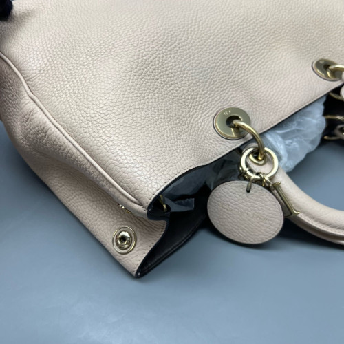 Dior Large Diorissimo Tote Grained Calfskin Nude Pink Dior Large Diorissimo Tote Grained Calfskin Nude Pink