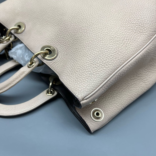 Dior Large Diorissimo Tote Grained Calfskin Nude Pink Dior Large Diorissimo Tote Grained Calfskin Nude Pink