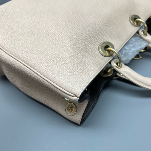 Dior Large Diorissimo Tote Grained Calfskin Nude Pink Dior Large Diorissimo Tote Grained Calfskin Nude Pink