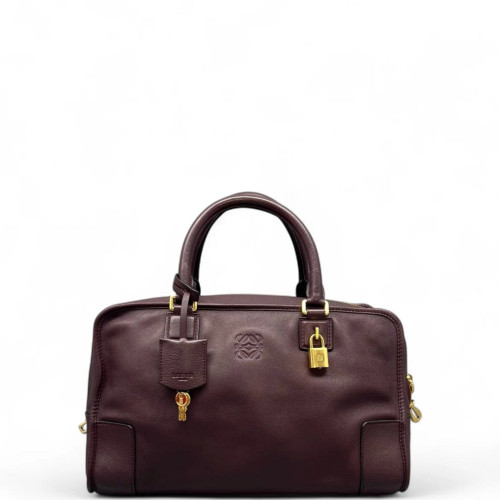 Loewe Amazona 36 Calfskin Burgundy