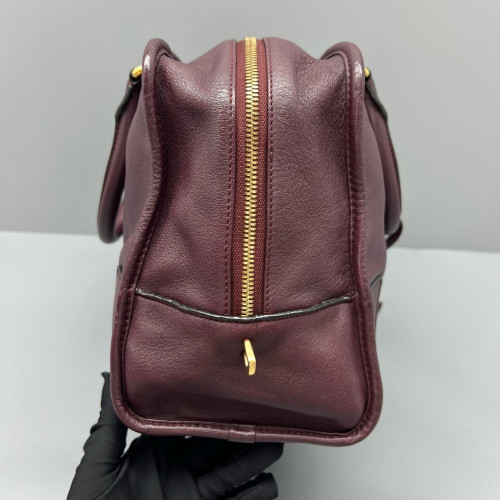 Loewe Amazona 36 Calfskin Burgundy