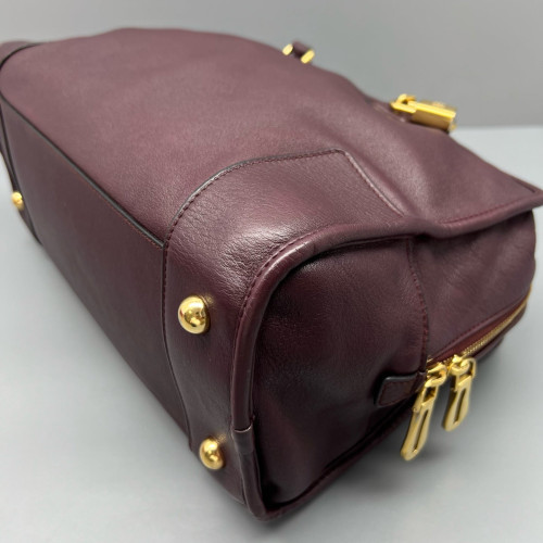 Loewe Amazona 36 Calfskin Burgundy