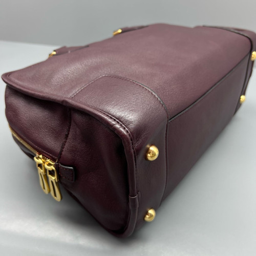 Loewe Amazona 36 Calfskin Burgundy
