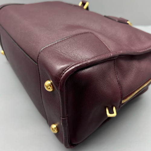 Loewe Amazona 36 Calfskin Burgundy