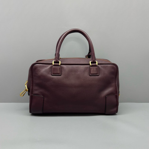 Loewe Amazona 36 Calfskin Burgundy