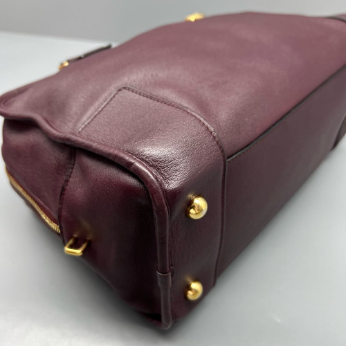 Loewe Amazona 36 Calfskin Burgundy