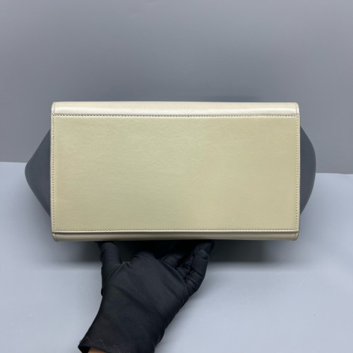 Celine Small Trapeze Calfskin Black Beige Celine Small Trapeze Calfskin Black Beige