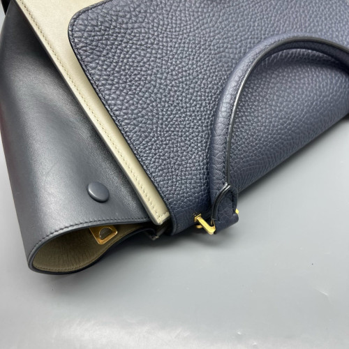 Celine Small Trapeze Calfskin Black Beige Celine Small Trapeze Calfskin Black Beige