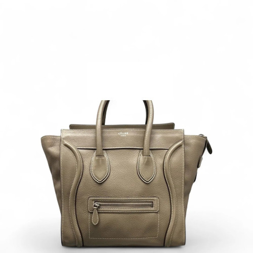 Celine Mini Luggage Calfskin Grey